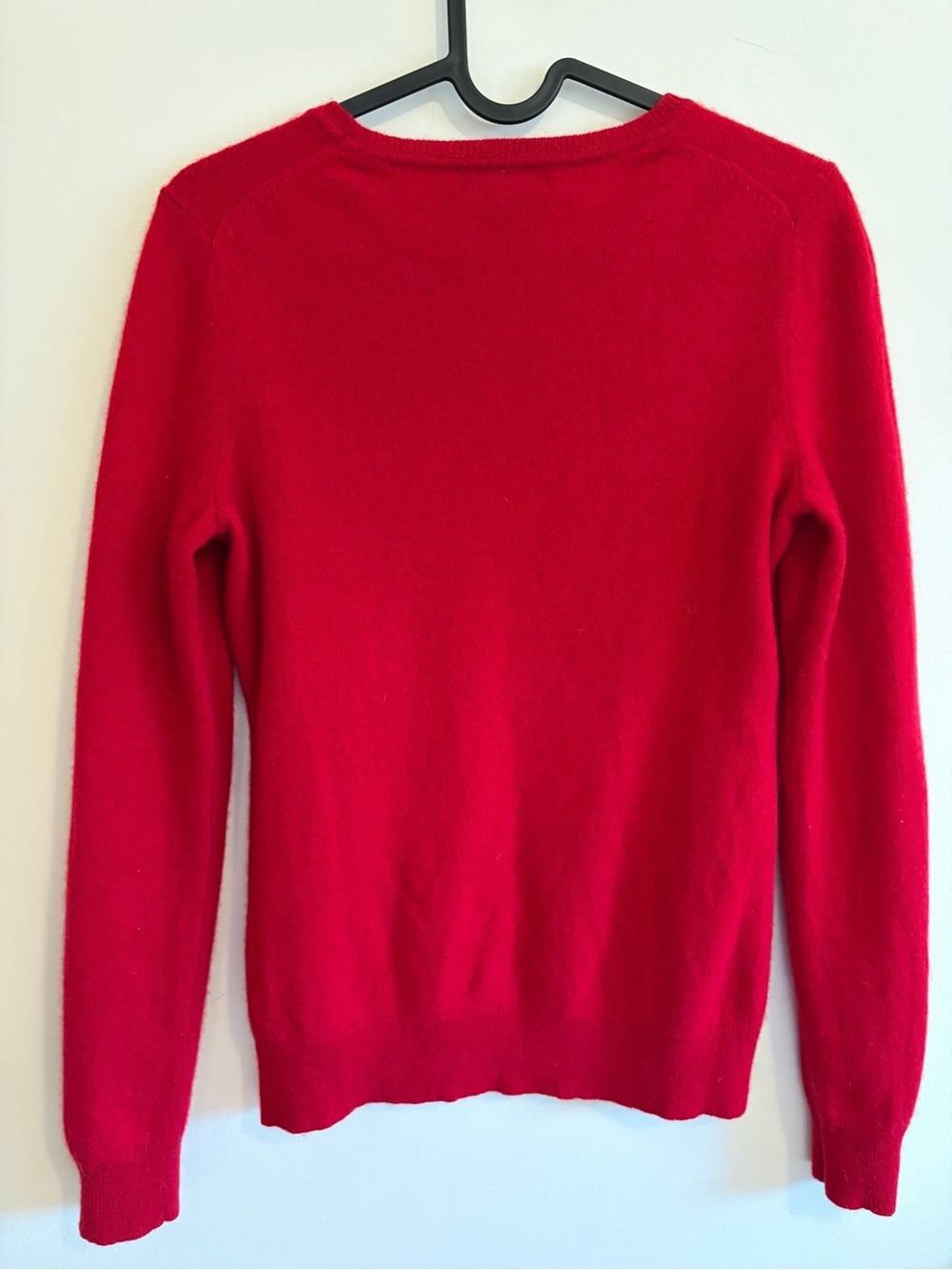 LORD & TAYLOR- 100% cashmere red pullover , size medium - Picture 2 of 5
